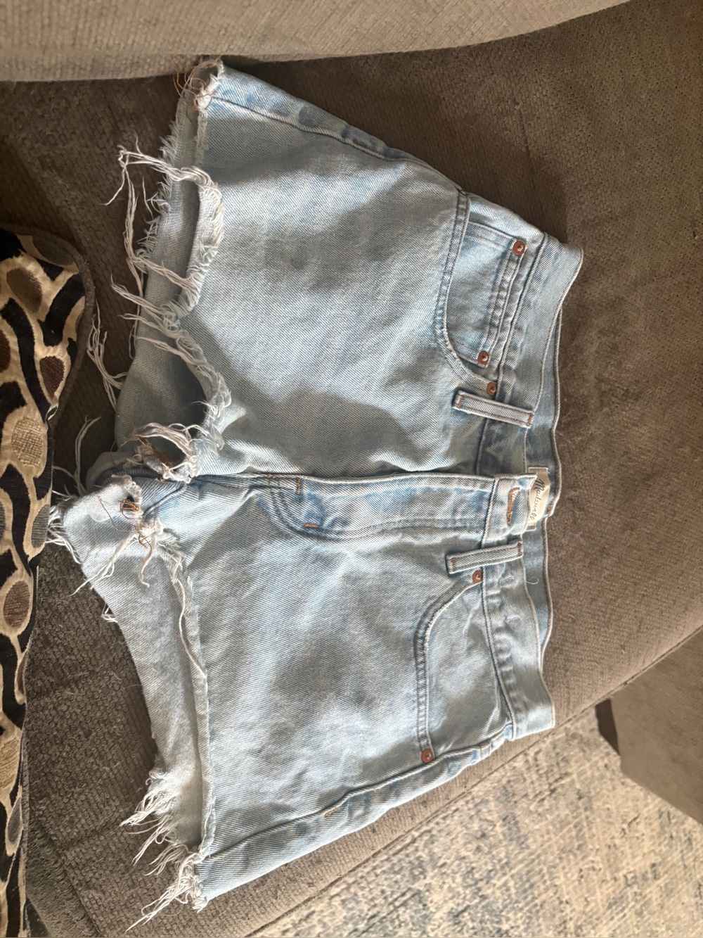 madewell sz 27 high waisted  kean shorts